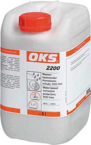 OKS Wasserbasierender Korrosionsschutz OKS 2200 5l hellfarben Kanister OKS