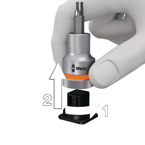 WERA Steckschlüsselsatz 8767 C TX HF 1 9-tlg.1/2 Zoll T 20 -T60 WERA WERA Steckschlüsselsatz 8767 C TX HF 1 9-tlg.1/2 Zoll T 20 -T60 WERA