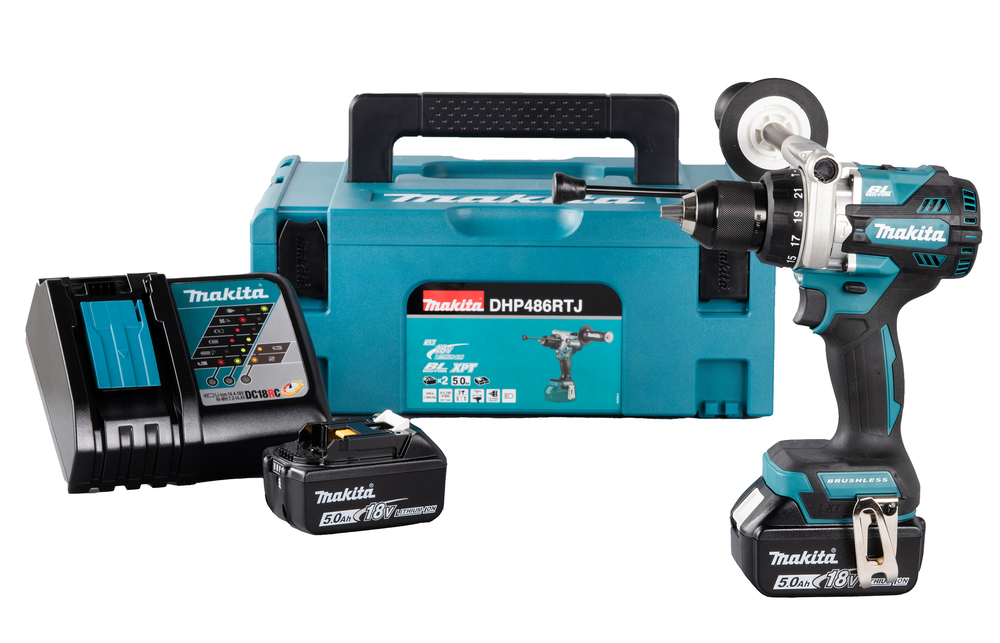 MAKITA Akku-Schlagbohrschrauber DHP486RTJ MAKITA Akku-Schlagbohrschrauber DHP486RTJ