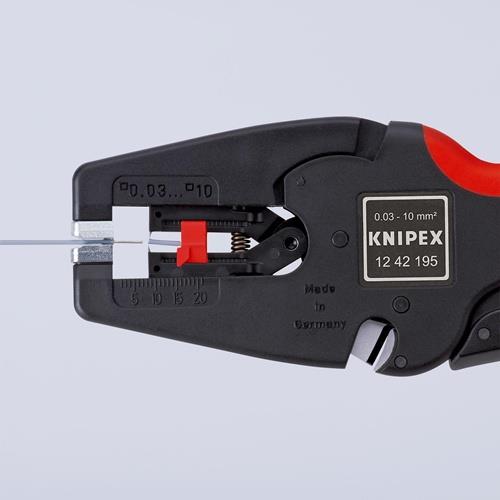 KNIPEX Automatikabisolierzange MultiStrip® 10 L.195mm 0,03-10 (AWG 32-7) mm² KNIPEX