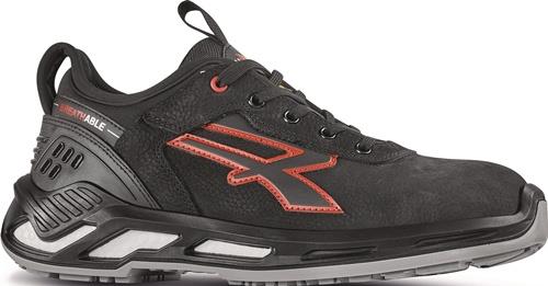 U.POWER Sicherheitsschuh TUCKER Gr.41 W.11 schwarz/rot S3S CI FO SR ESD