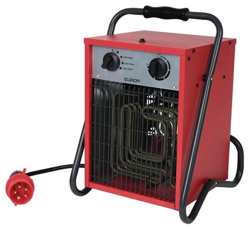 EUROM Elektroheizer 190 m³/h 0/2500/5000 W 16 A EUROM