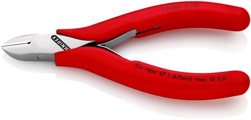 KNIPEX Elektronik-Seitenschneider L.115mm Form 0 Facette ja Ku.-Überzug