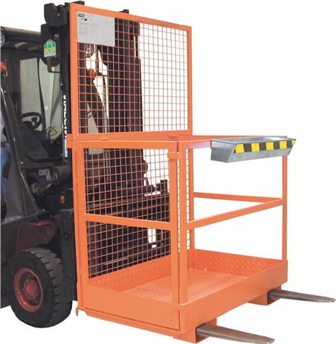 BAUER Arbeitsbühne B1200xT1115xH1890mm gelborange lack.Trgf.300kg
