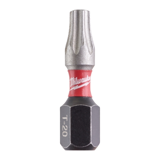 MILWAUKEE TX20 / 25 mm Schrauberbit SHOCKWAVE (25er Pack)