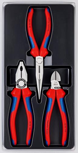 KNIPEX Zangensatz Montage-Paket Inh.3tlg.Ku.-Tiefziehteil KNIPEX