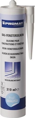 PROMAT Bau-/Fenstersilikon weiß 310 ml Kartusche PROMAT CHEMICALS