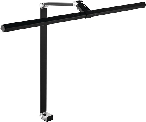 Nordwest Schreibtischleuchte Alu/KU schwarz H.720mm m.Tischklemme m.LED