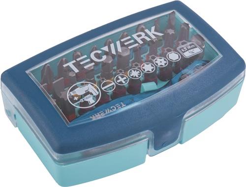 TECWERK Bitsortiment 33tlg.Schlitz/PH/PZD/T/6KT./Bitknarre TECWERK