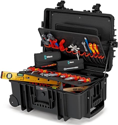 KNIPEX Werkzeugkoffer Robust45 Move 63-tlg.Koffer a.schlagfestem PP f.Elektriker KNIPEX
