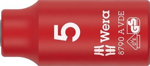 WERA Steckschlüsseleinsatz 8790 A VDE 1/4 Zoll SW 5mm L.41mm WERA