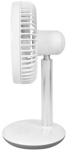 Akku-Tischventilator VENTI 3010 R D.15cm H.288mm 220-240/50 V/Hz weiss GUTFELS