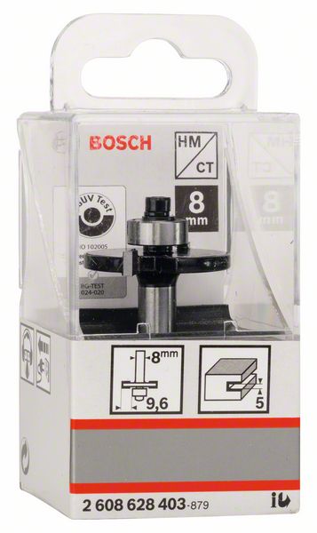 BOSCH Scheibennutfräser, 8 mm, D1 32 mm, L 5 mm, G 51 mm