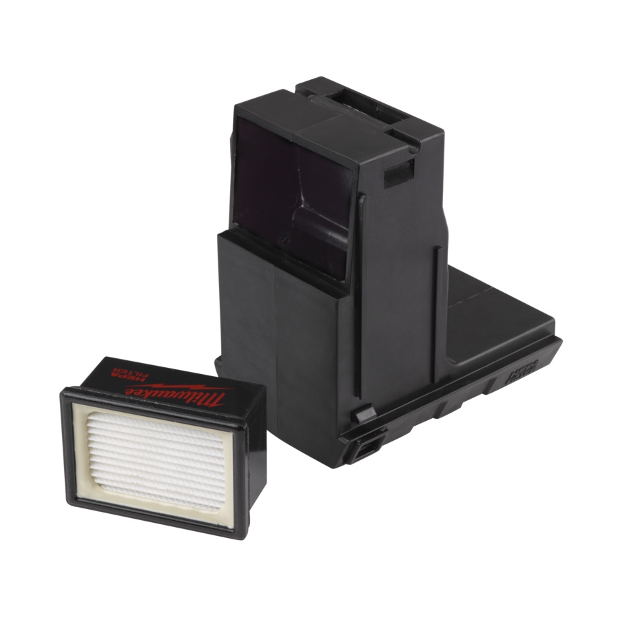 MILWAUKEE für M18CDEX/M18-28CPDEX 3-tlg. Set bestehend aus Filterbox, Filter und Deckel