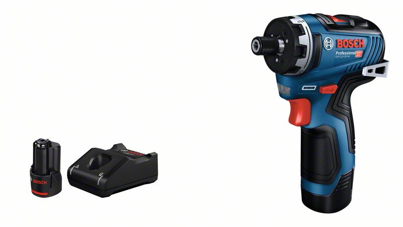 BOSCH Akku-Schrauber GSR 12V-35 HX: 2 x Akku GBA 12V 3.0Ah, Schnellladegerät BOSCH Akku-Schrauber GSR 12V-35 HX: 2 x Akku GBA 12V 3.0Ah, Schnellladegerät