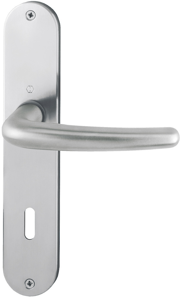 HOPPE® Drückergarnitur mit Langschild Denver E1310Z/302, Edelstahl, 2820918 HOPPE® Drückergarnitur mit Langschild Denver E1310Z/302, Edelstahl, 2820918