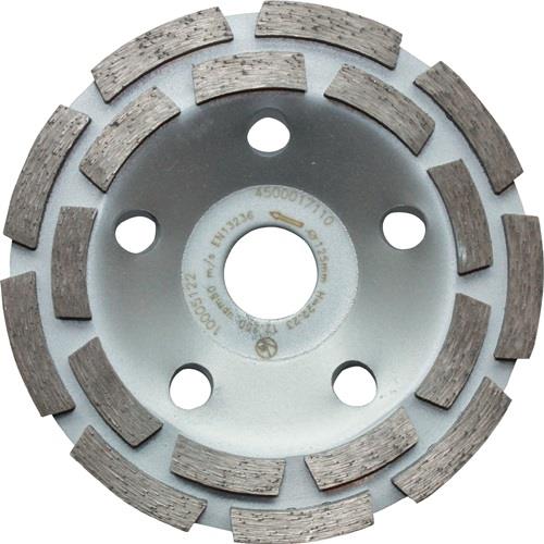 PROMAT Diamantschleiftopf 180mm f.Beton u.Granit 22,23mm zweireihig PROMAT