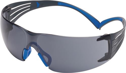 3M Schutzbrille SecureFit™-SF400 EN 166-1FT Bügel blau-grau,Scheibe grau PC 3M