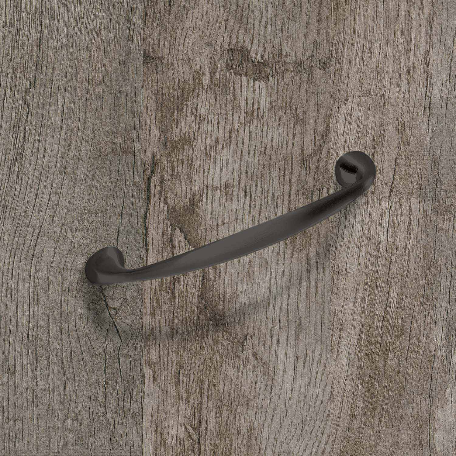 HETTICH Griff Terranda, Bohrabstand 128 mm, L 146 mm, B 12 mm, H 28 mm, Schwarz matt, 9345445