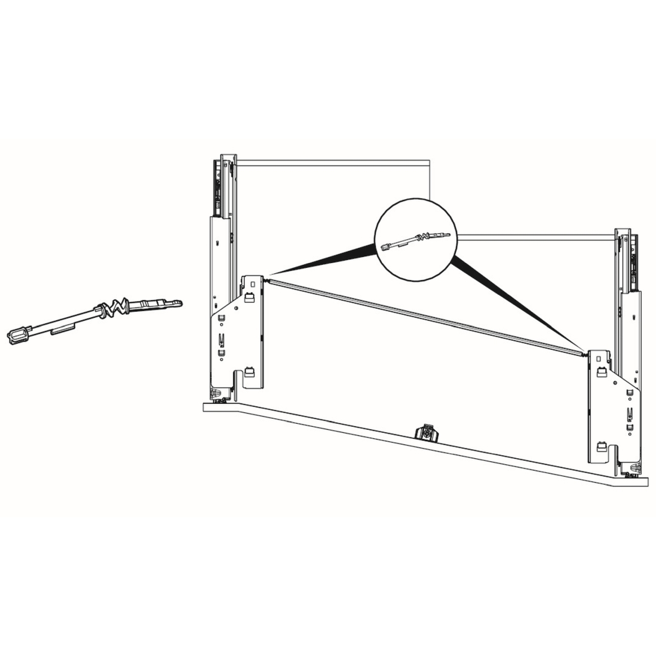 HETTICH Flexibler Adapter für Push to open Silent, 9262213