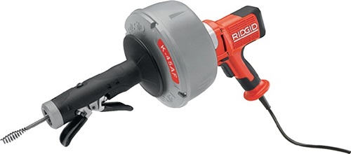 RIDGID Elektrorohrreinigungsmaschine K-45 AF- 5 Spiral-L.7,6/10,7m Spiralen-D.8/10mm