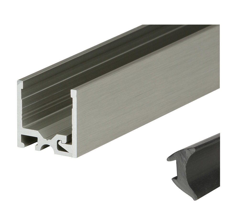 HERMAT Trennwand-Deckenprofil 6951, Aluminium