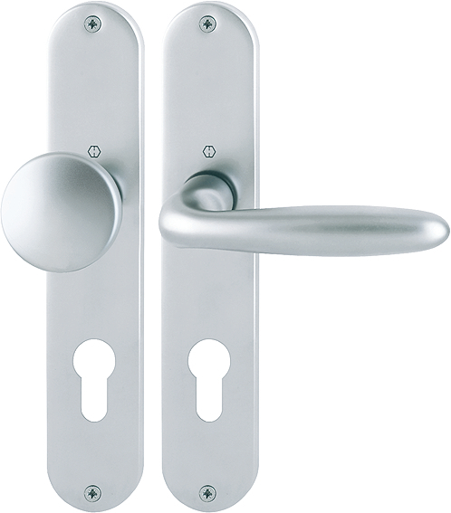 HOPPE® Wechselgarnitur mit Langschild Verona M90/302/151, Messing, 2804459 HOPPE® Wechselgarnitur mit Langschild Verona M90/302/151, Messing, 2804459