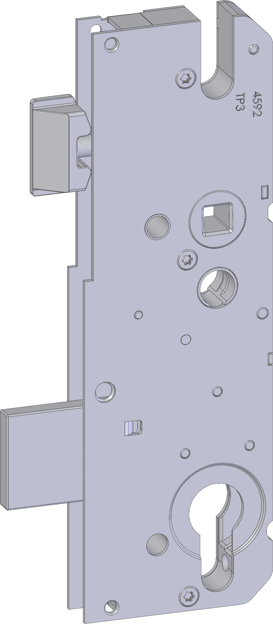 WINKHAUS Schlosskasten STV G3 SK TP3, 8/92, umstellbare Falle, Stahl