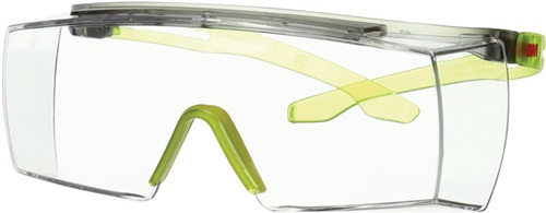 3M Schutzbrille SecureFit™ 3700 EN 166,EN 170 Bügel grau/lindgrün,Scheibe klar