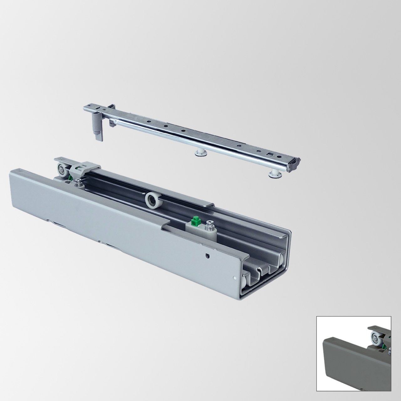 HETTICH Vollauszug Dispensa 90°, silber, 9117223