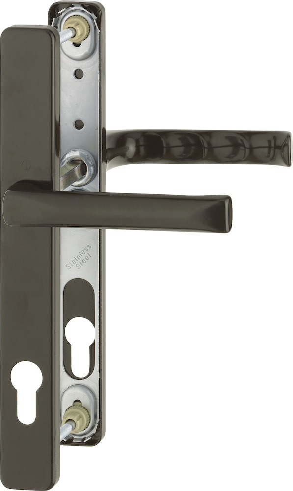 HOPPE® Drückergarnitur mit Schmalschild London 113KH/2246/113, Aluminium, 2746199