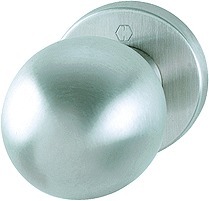 HOPPE® Knopf auf Rosette E50/42KV, feststehend, Edelstahl, 3148561 HOPPE® Knopf auf Rosette E50/42KV, feststehend, Edelstahl, 3148561