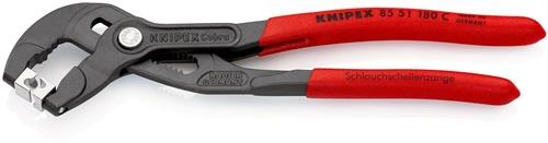 KNIPEX Schlauchschellenzange Gesamt-L.180mm Kopf grau atram.Ku.-Überzug KNIPEX