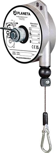 PLANETA Federzug TCN 9311 Trgf.0,4-1kg Edelstahl-Drahtseil Seillänge 1,6m