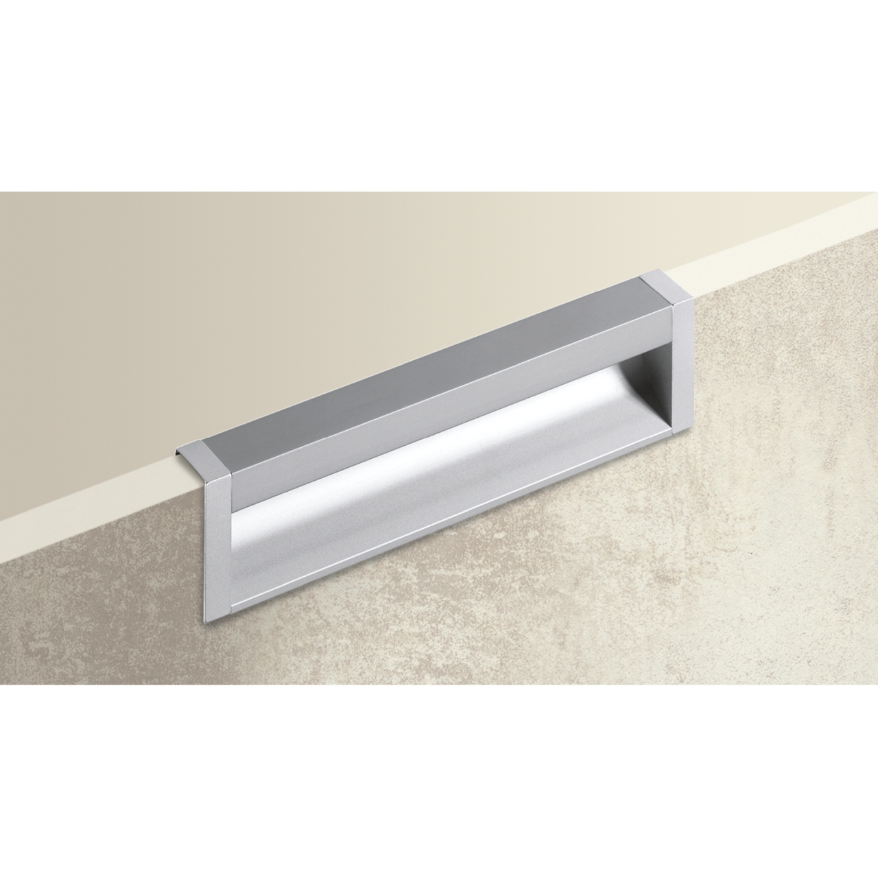 HETTICH Einsetzgriff Capris, L 1200 mm, B 21 mm, H 46 mm, Aluminium eloxiert, 9149293