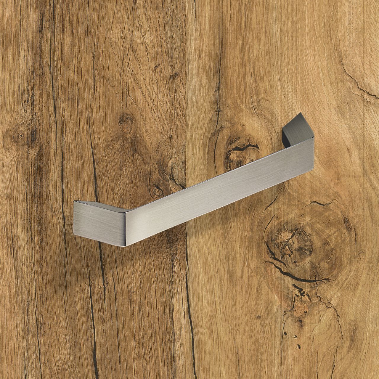 HETTICH Griff Veronia, •–• 128, L 144 mm, B 14 mm, H 30 mm, Edelstahl Optik gebürstet, 9065635 HETTICH Griff Veronia, •–• 128, L 144 mm, B 14 mm, H 30 mm, Edelstahl Optik gebürstet, 9065635