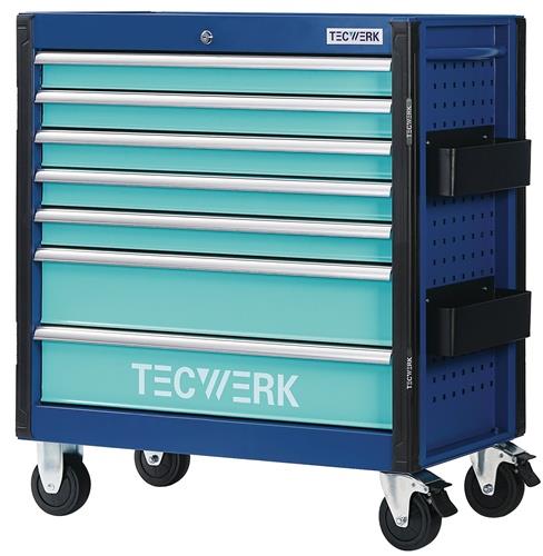 TECWERK Wkz.wagen PLUS XL 2.0 B960xT465xH1020mm 500kg 7 Schubl.Stahlbl.TECWERK