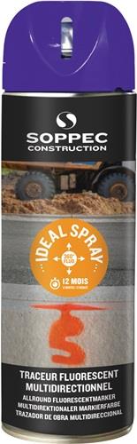 SOPPEC Markierungsspray IDEAL neonblau 500ml Spraydose SOPPEC