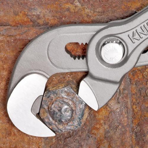 KNIPEX Schraubzange Gesamt-L.250mm Spann-W.10-32mm pol.Ku.-Überzug KNIPEX