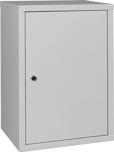 Hängeschrank H600xB400xT300mm Vollblech,1 BD Stahlbl.lichtgrau/lichtgrau