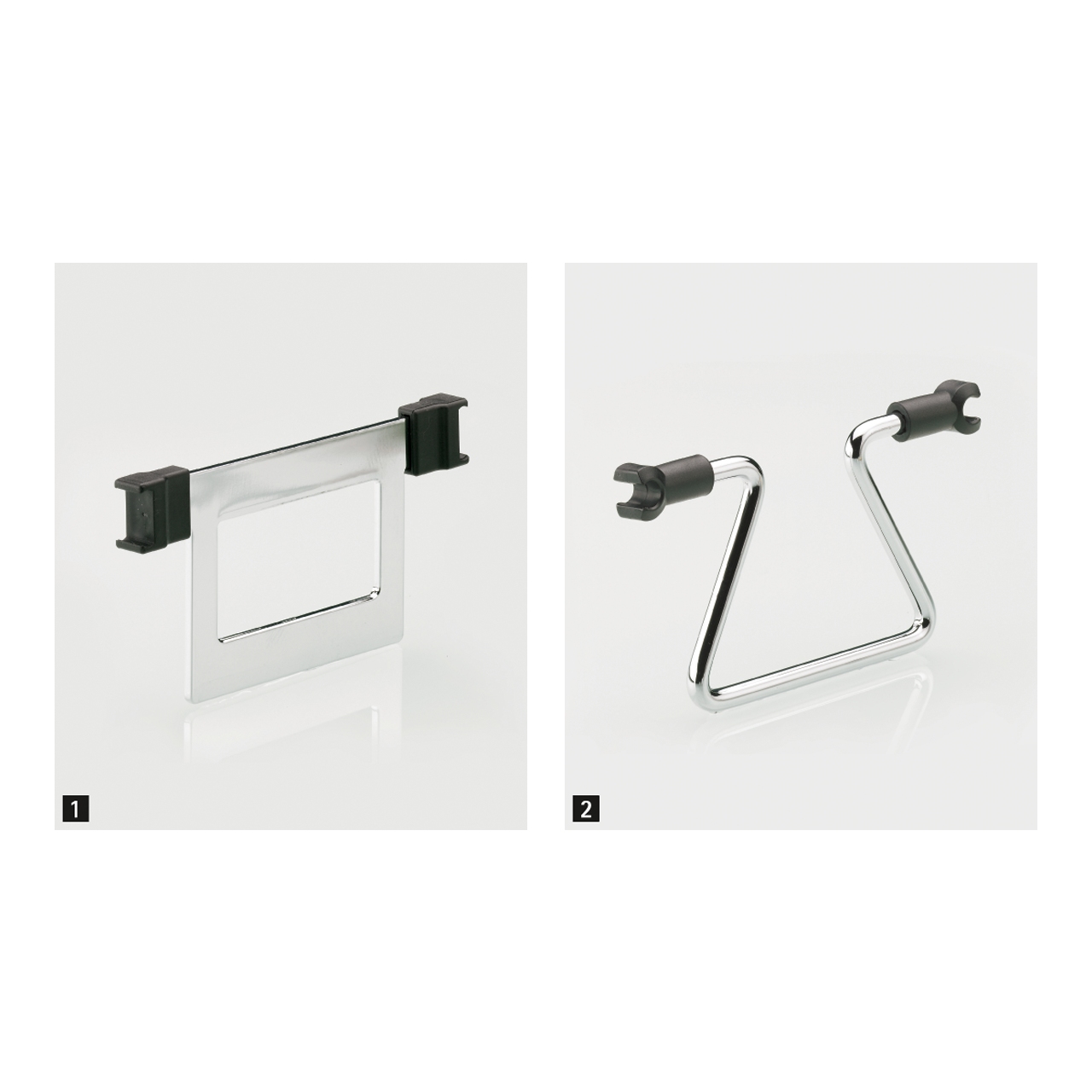 HETTICH Trennbügel für Frontauszug, Arena CLASSIC, pulverbeschichtet, silber (2), 9082221