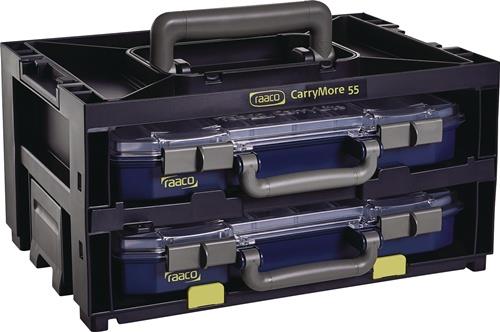 RAACO Sortimentskastentresor CarryMore 55 B386xT278xH195mm 16 je Koffer