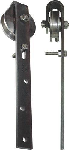 HBS-BETZ Schiebetorrolle m.Bügel 75mm VA roh 260kg 9/11mm HBS-BETZ