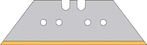 PROMAT Trapezklinge L61xB18,7xS0,65mm Titan m.Lochung 10 St./Spender PROMAT