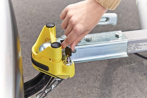 Nordwest Anhänger-Diebstahlsicherung Stahl,pulv.L225xB200xH110mm SB Verpackung