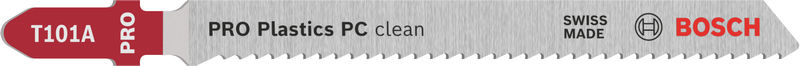 BOSCH Stichsägeblatt T 101 A Clean for PC, 5er-Pack