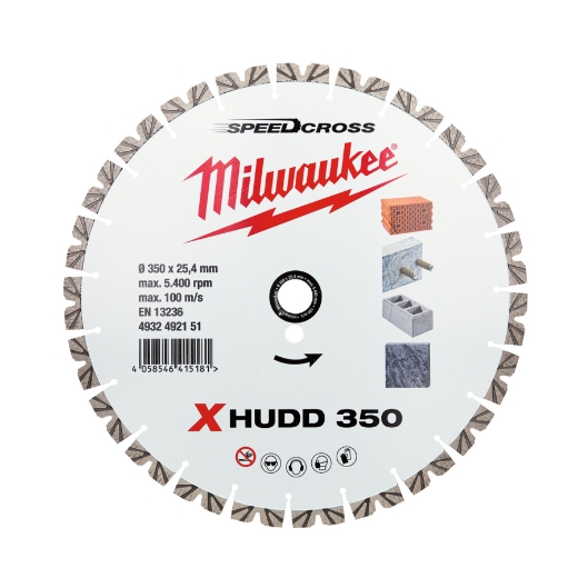 für harte Materialien Speedcross Diamanttrennscheibe XHUDD 350 mm