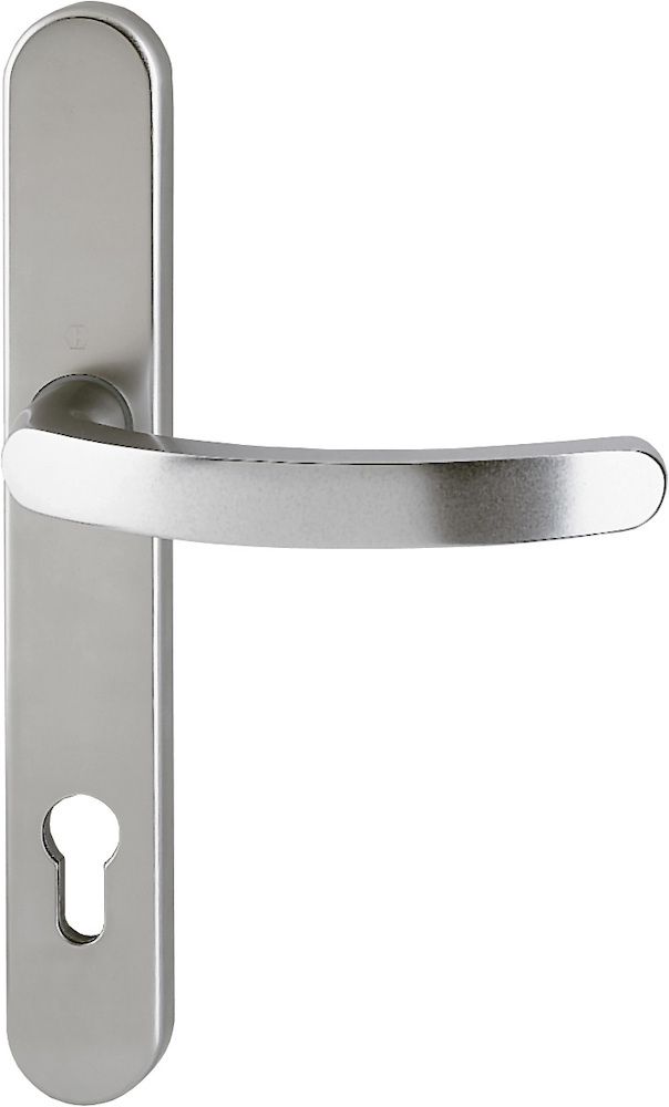 HOPPE® Drückergarnitur mit Schmalschild Luxembourg 1500/3357N, Aluminium, 6990949