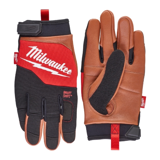 MILWAUKEE Arbeitshandschuhe Leder Hybrid L/9