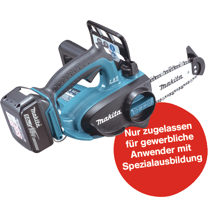 MAKITA Akku-Kettensäge DUC122RTE